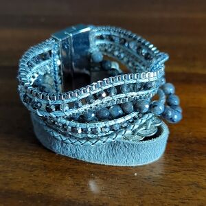 Victoria Emerson layered bracelet - silver